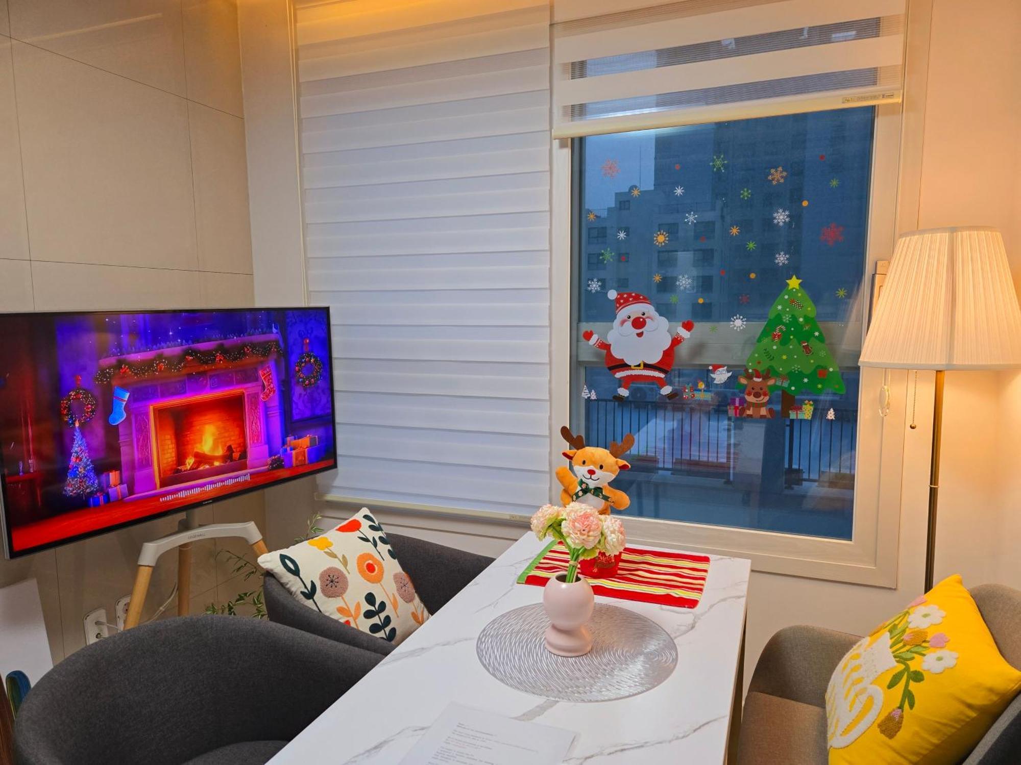 Gamseong House #Gimpo Airport 10 Min #Hwagok Station #Netflix #Beamprojet #Niceview Séoul Chambre photo